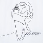 Футболка женская MIST Pleasure, размер 48-50, белая - фото 51723531