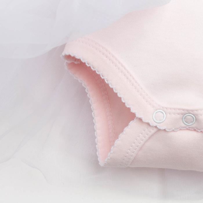 Боди с юбкой Крошка Я "Princess", цвет розовый, рост 68-74 см - фото 1907107300