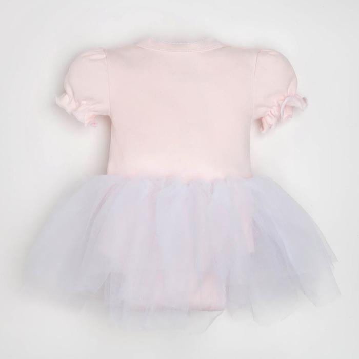 Боди с юбкой Крошка Я "Princess", цвет розовый, рост 68-74 см - фото 1907107301