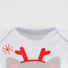 Боди детское «Крошка Я» Winter party, рост 80-86 см, белое - Фото 5