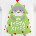 Боди детское «Крошка Я» Winter party, рост 62-68 см, белое - Фото 4