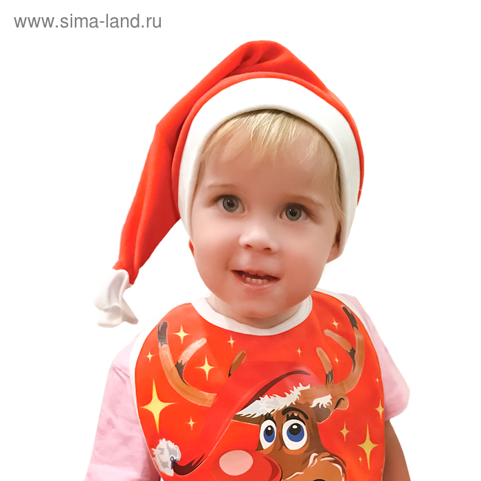 Карнавальный колпак, велюр, возраст 1-3 года - Фото 1