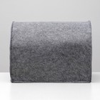 Домик для животных «Будка WELCOME», 33×33×45 см, войлок, серый - Фото 3