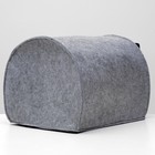 Домик для животных «Будка Джентльмена», войлок, серый - Фото 4