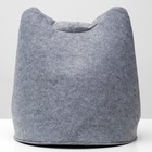 Домик для животных «Ушастик королевский», 46×46×43 см, войлок, серый - Фото 3