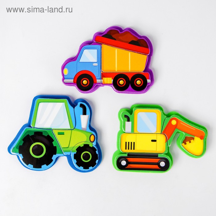 Игрушка развивающая "Веселые липучки. Транспорт" - Фото 1