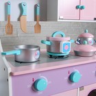 Игровой набор, кухонный модуль «Домик» деревянная посуда в наборе - фото 3702329