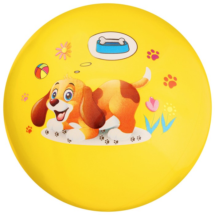 Мяч детский «Животные», d=22 см, 60 г, цвет МИКС - фото 1905658238