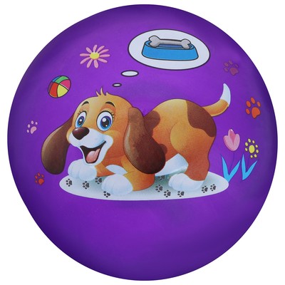 Мяч детский «Животные», d=22 см, 60 г, МИКС