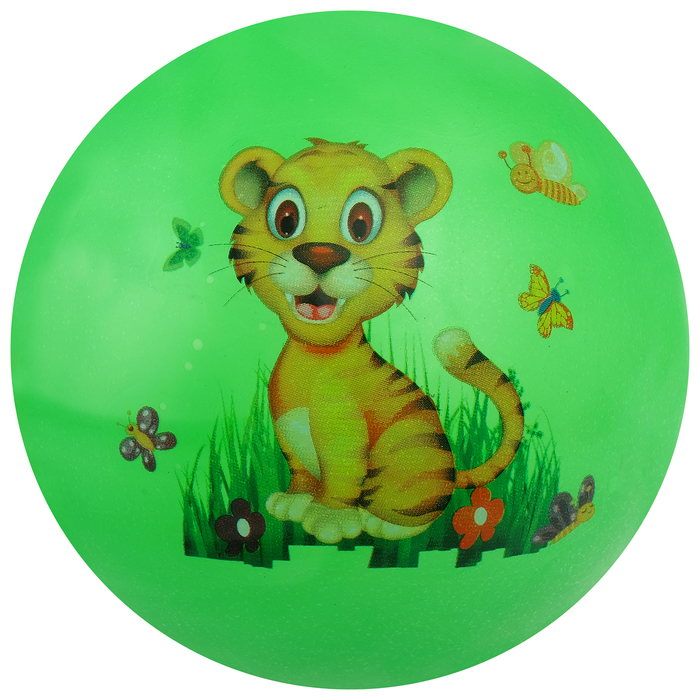 Мяч детский ZABIAKA «Животные», d=22 см, 60 г, цвет МИКС - фото 1905658243