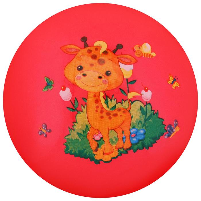 Мяч детский ZABIAKA «Животные», d=22 см, 60 г, цвет МИКС - фото 1905658245