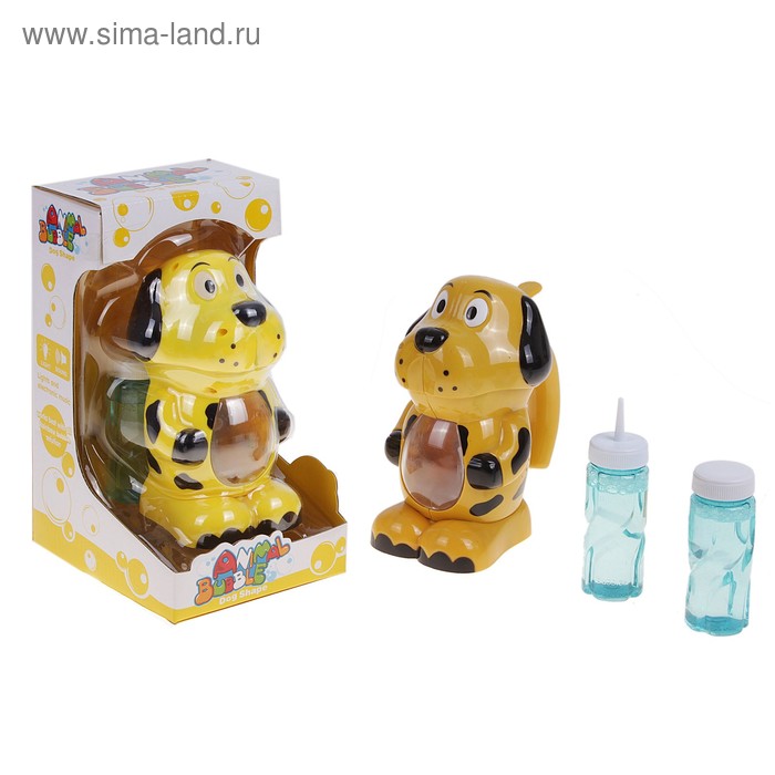 Мыльные пузыри «Собачка: Спаниель», свет, музыка, на батарейках, в коробке - Фото 1