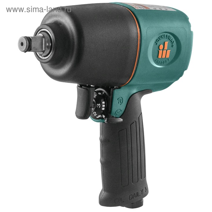 Пневмогайковерт Jonnesway JAI-0964, ударный, патрон 1/2", 1/4F 7500 об/мин, 127 л/мин, 930 Нм - Фото 1