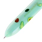 Ручка шариковая, автоматическая "Новый год Санта", 10-ти цветная - Фото 3