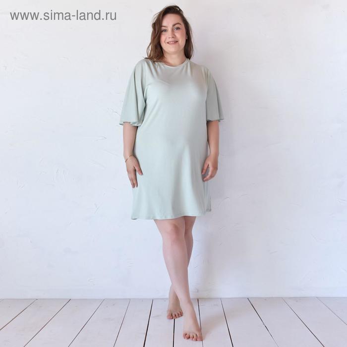 Платье женское MINAKU: Mint & Chocolate цвет олива, р-р 52 - Фото 1