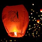 Фонарь желаний "Желаем счастья!", цвет: красный - Фото 1