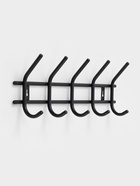 Вешалка настенная «Уют 5», 5 двойных крючков, чёрная - Фото 6