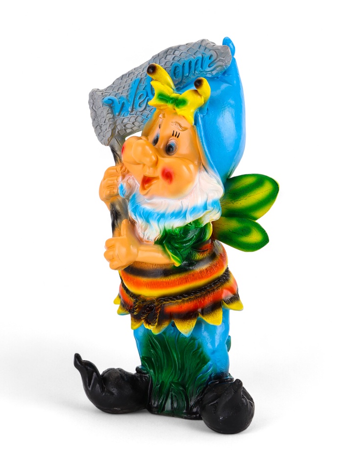 Садовая фигура из гипса «Гном с сачком», 50×20×17 см - Фото 1