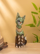 Сувенир «Кошка в ошейнике», 10×4×30 см, дерево, МИКС - Фото 2