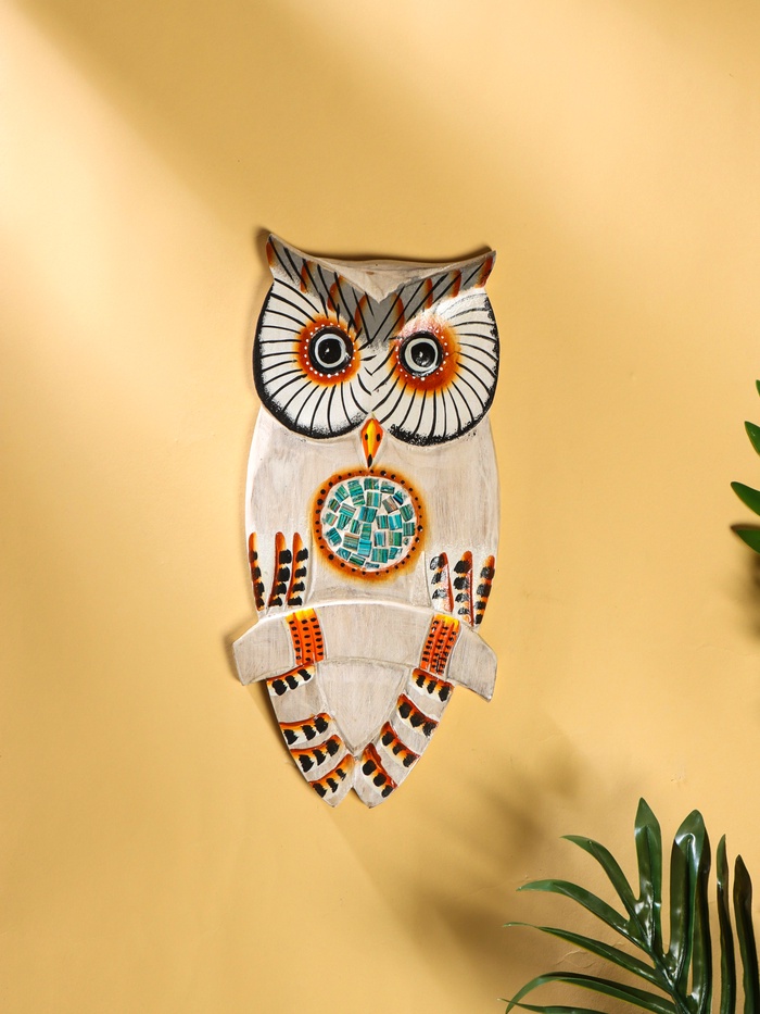 Панно «Совушка на ветке», 15×1.5×32 см, дерево - Фото 1