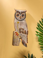 Панно «Сова на дереве», 13.5×1.5×33 см, дерево 4575525