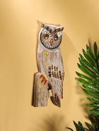 Панно «Сова на дереве», 13.5×1.5×33 см, дерево - фото 58086289