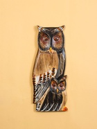 Панно "Пара сов" дерево 13,5х1,5х33 см - Фото 2