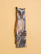 Панно "Пара сов" дерево 13,5х1,5х33 см - Фото 3