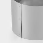 Форма для выпечки и выкладки TAS-PROM «Круг», h=8.5 см, d=10 см, нержавеющая сталь - Фото 3