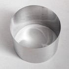 Форма для выпечки и выкладки «Круг», h=12 см, d=14 см, нержавеющая сталь - Фото 2