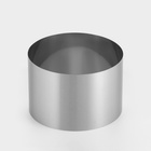 Форма для выпечки и выкладки «Круг», h=12 см, d=18 см, нержавеющая сталь - Фото 2