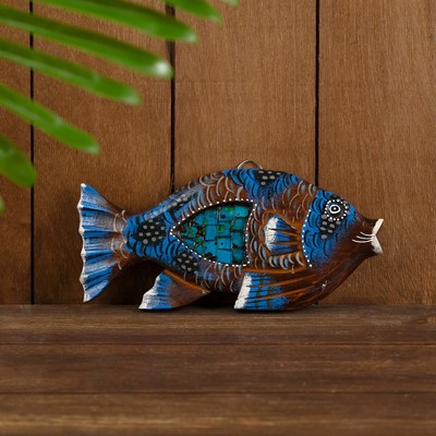 Панно «Рыбка морская», 20×1.5×10 см, дерево