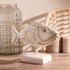 Сувенир на подставке «Рыба белая», 30×8×22 см, дерево  (артикул 4575552)  большой выбор товаров оптом и в розницу по низким ценам с доставкой