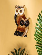 Панно «Совушки», 14×1.5×25 см, дерево - фото 57935747