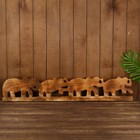 Панно "Четыре слона" дерево 100х1,5х17 см - Фото 3