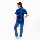 Рубашка женская «Катрин» цвет синий, размер 44 - Фото 3