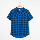 Рубашка женская «Катрин» цвет синий, размер 48 - Фото 4