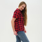 Рубашка женская «Катрин» цвет красный, размер 44 - Фото 3