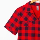 Рубашка женская «Катрин» цвет красный, размер 44 - Фото 6