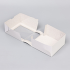 Кондитерская упаковка с окном, белая, 18 х 18 х 10 см 5073687