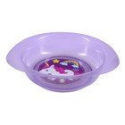 Тарелочка для первых блюд «Единорожек», цвет фиолетовый - Фото 4