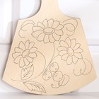 Сувенир «Доска разделочная», дерево 17,5×13,5 см, с контуром - Фото 4