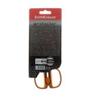 Ножницы ErichKrause "Protector Lock", 15.5 см, с фиксатором, серо-оранжевые - фото 6300680