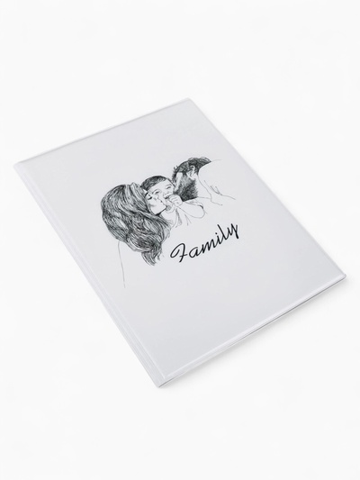 Папка для семейных документов А4, 4 комплекта, цвет белый