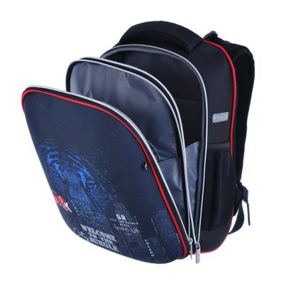 Рюкзак каркасный, deVENTE Choice, 38 х 28 х 16 см, City Jungle, чёрный