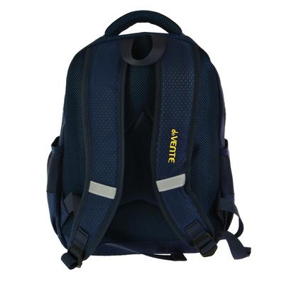 Рюкзак школьный эргономичная спинка deVENTE 39 х 32 х 19 см, Naval Aviation, синий