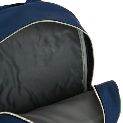 Рюкзак школьный эргономичная спинка deVENTE Basic, 38 х 32 х 18 см, Football Team, синий