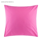 Наволочка «Этель», 70×70 см, розовая, поплин, хлопок 100% 4959464