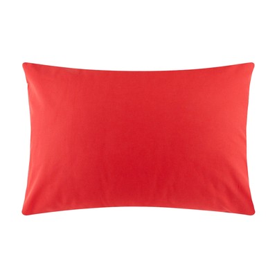Наволочка «Этель», 50×70 см, красная, поплин, хлопок 100%