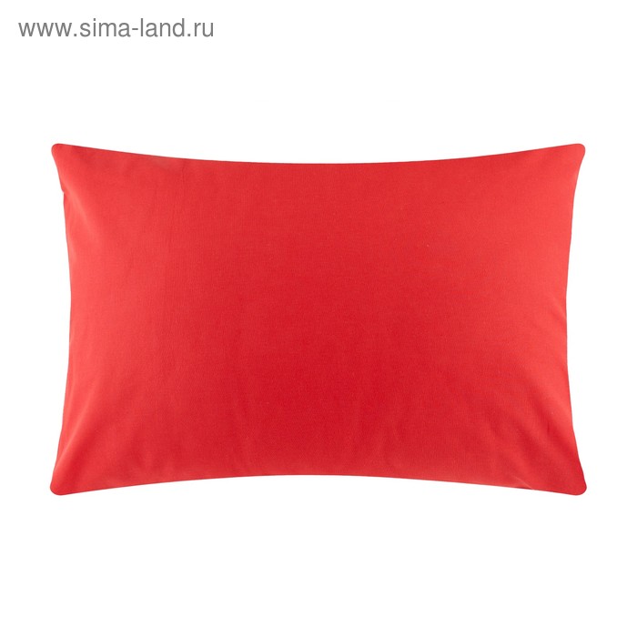 Наволочка «Этель», 50×70 см, красная, поплин, хлопок 100% - Фото 1